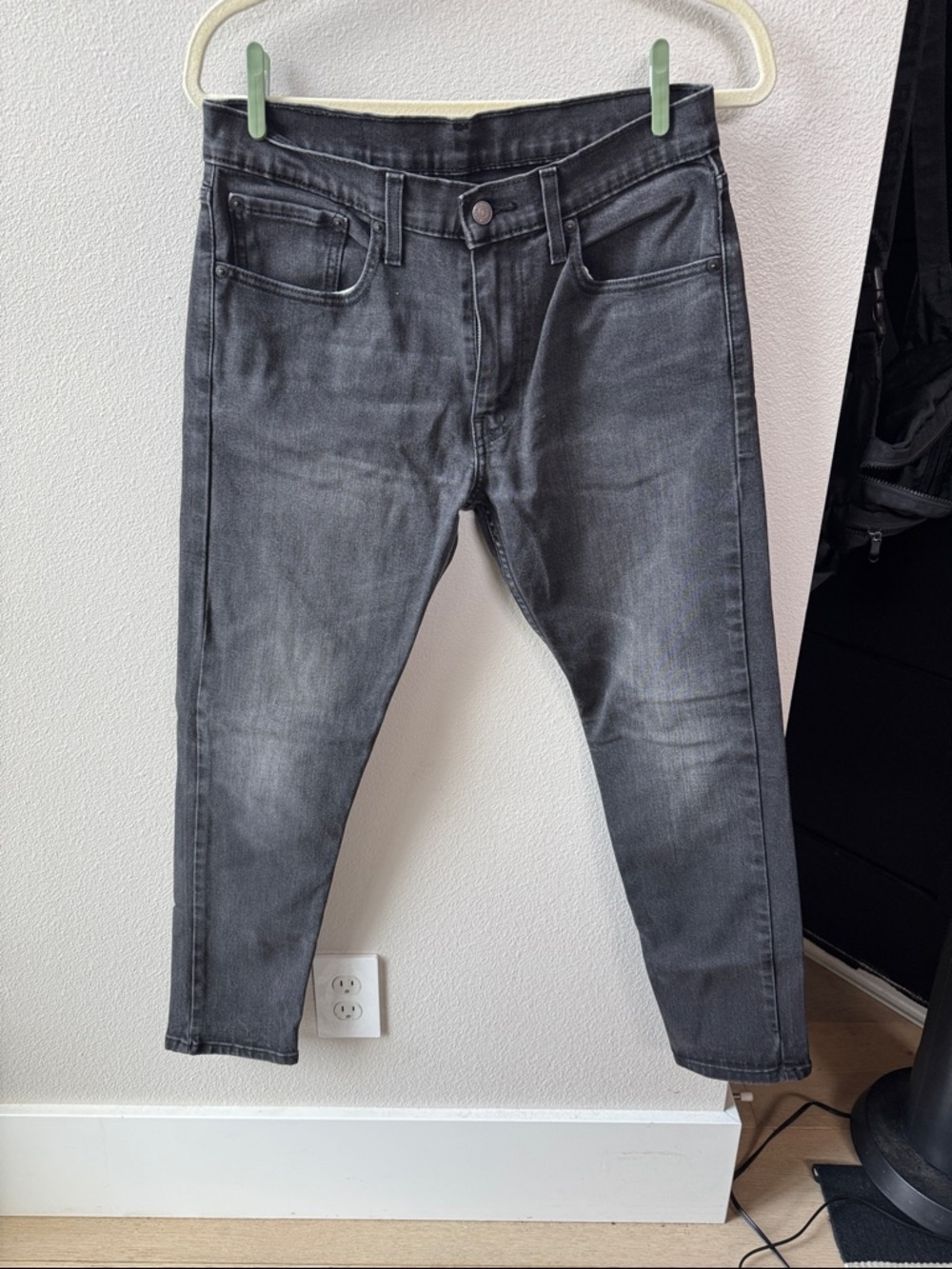 Men's Black 512 Levi Washed Jeans 31x30